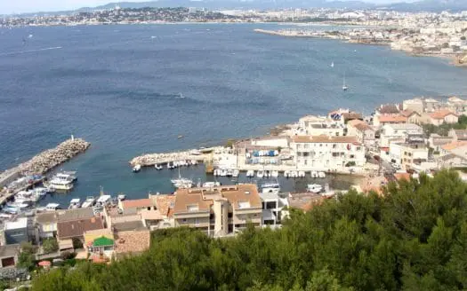 Vue du Mont Rose dans le quartier de Montredon à Marseille (photo par Fr. Latreille, Wikimedia)
