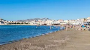 plage de la pointe rouge à marseille 13008 (source : wikimedia)