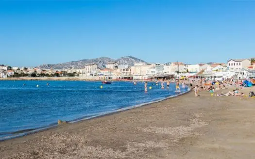 plage de la pointe rouge à marseille 13008 (source : wikimedia)