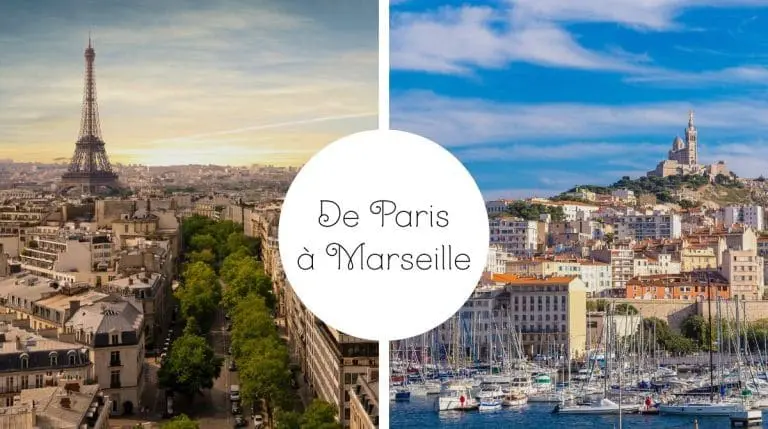 Photo de Paris et photo de Marseille