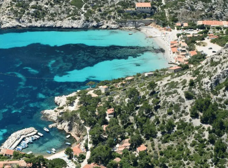 Plage des calanques de Marseille