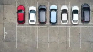 Parking vu du ciel