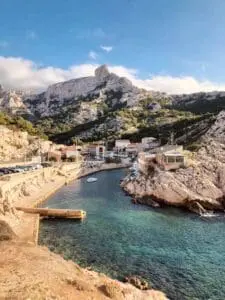 Vue sur les Goudes à Marseille