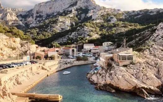 Vue sur les Goudes à Marseille