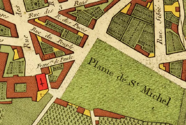 Carte de la place Jean Jaurés et alentours, marseille 6e.