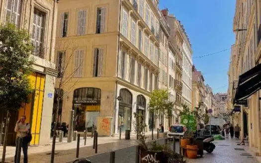 Vue sur la rue Grignan