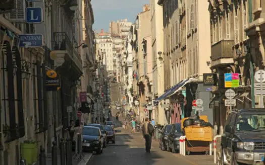 Vue de la rue Montgrand, Quartier Préfecture Marseille 13006