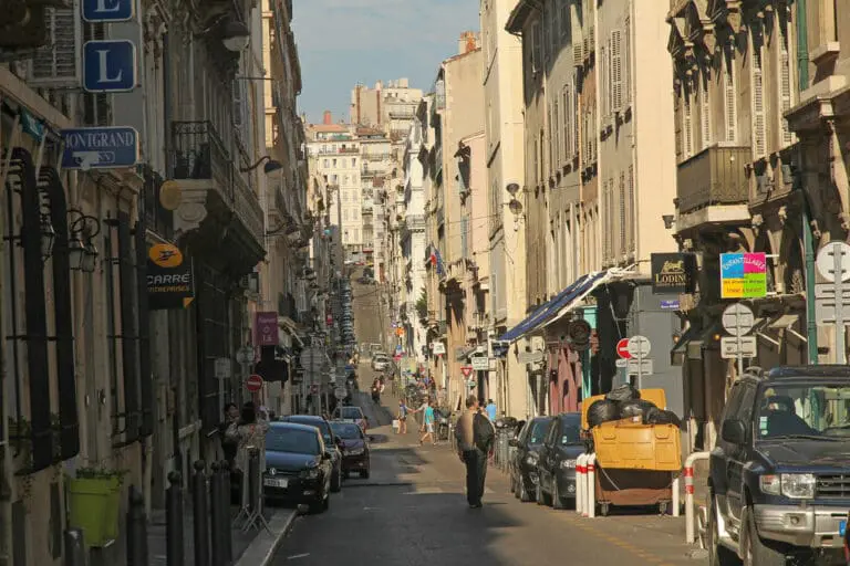 Vue de la rue Montgrand, Quartier Préfecture Marseille 13006