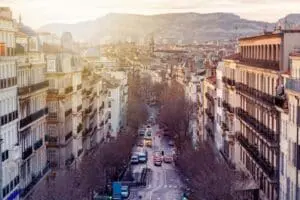 Vue sur la rue Paradis
