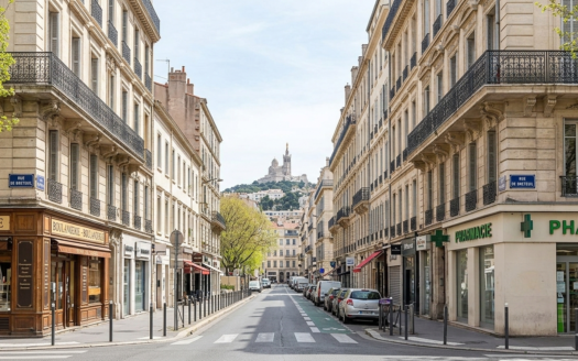 Vue sur la rue breteuil marseille 6