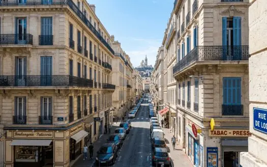 Vue sur la rue de Lodi