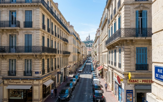 Vue sur la rue de Lodi