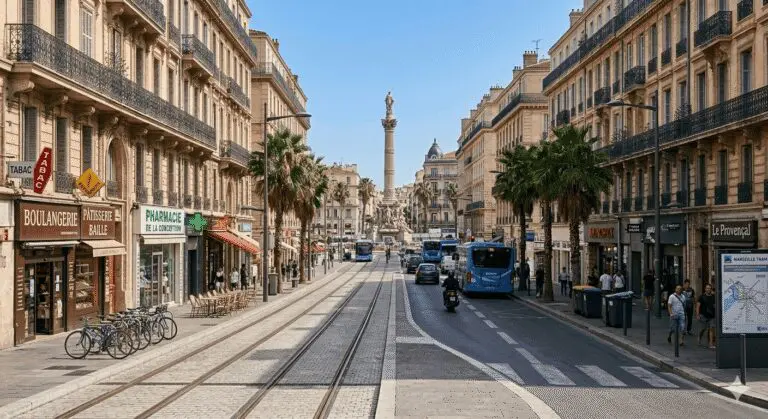 visuel représentant le boulevard baille créé par l'intelligence artificielle