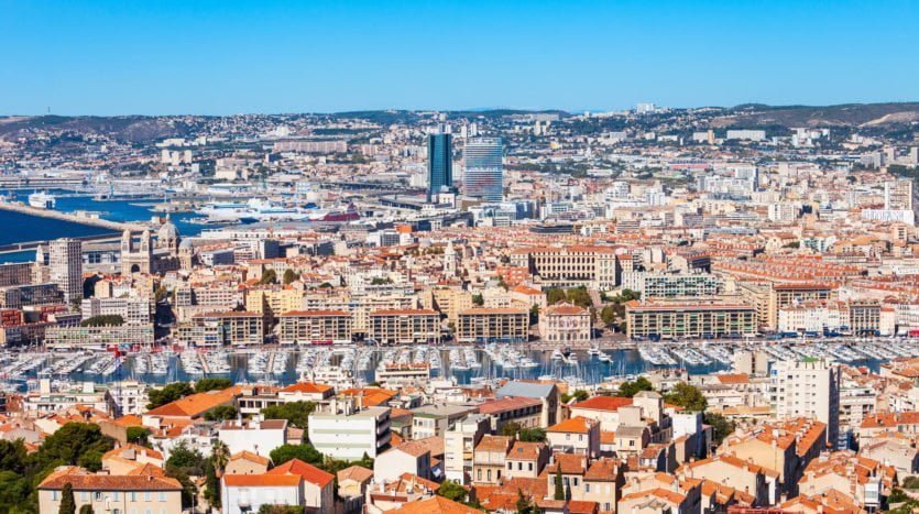 vieux port à Marseille