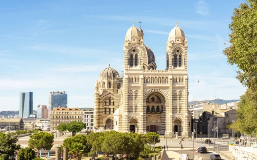 Vue sur la cathédrale de la Major Marseille