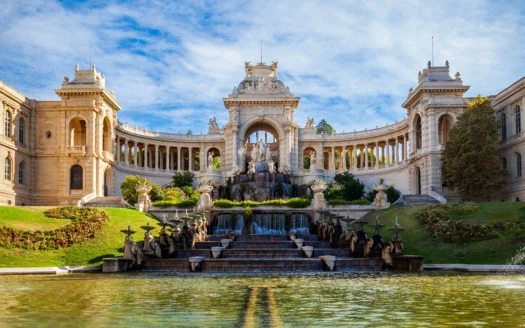 Vue sur le parc Borély Marseille